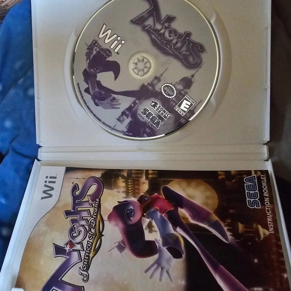 NiGHTS Journey of Dreams Nintendo Wii Game SEGA Sonic Team CIB RVL-P-R7EE